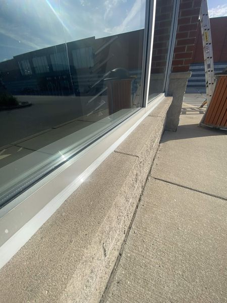 Full glazing line resealed with DOWSIL CWS